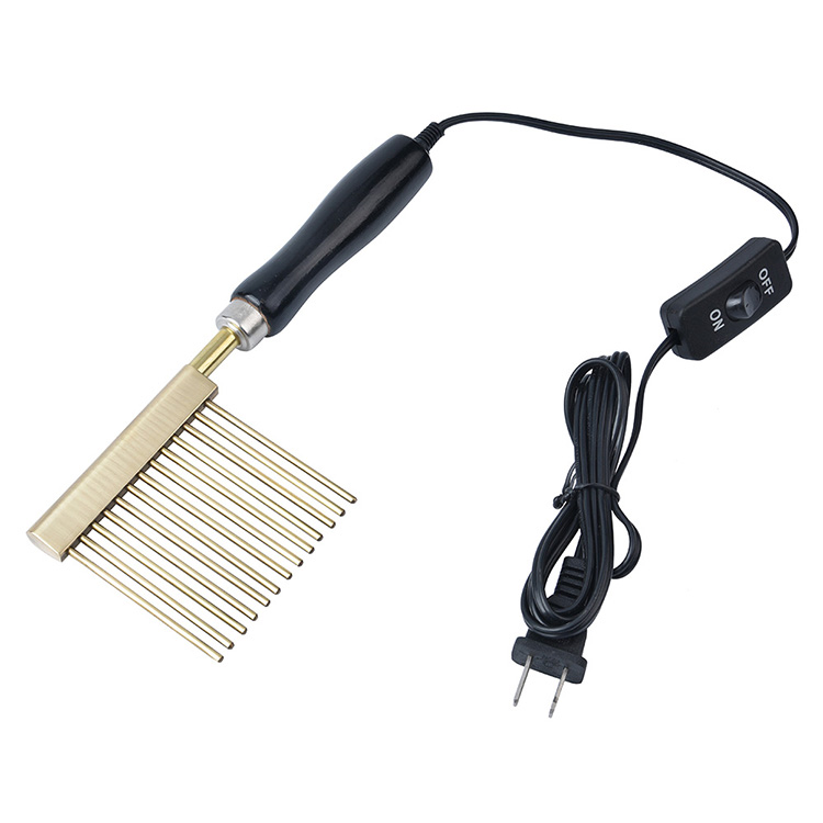 Pieptene electric de presare pentru indreptare